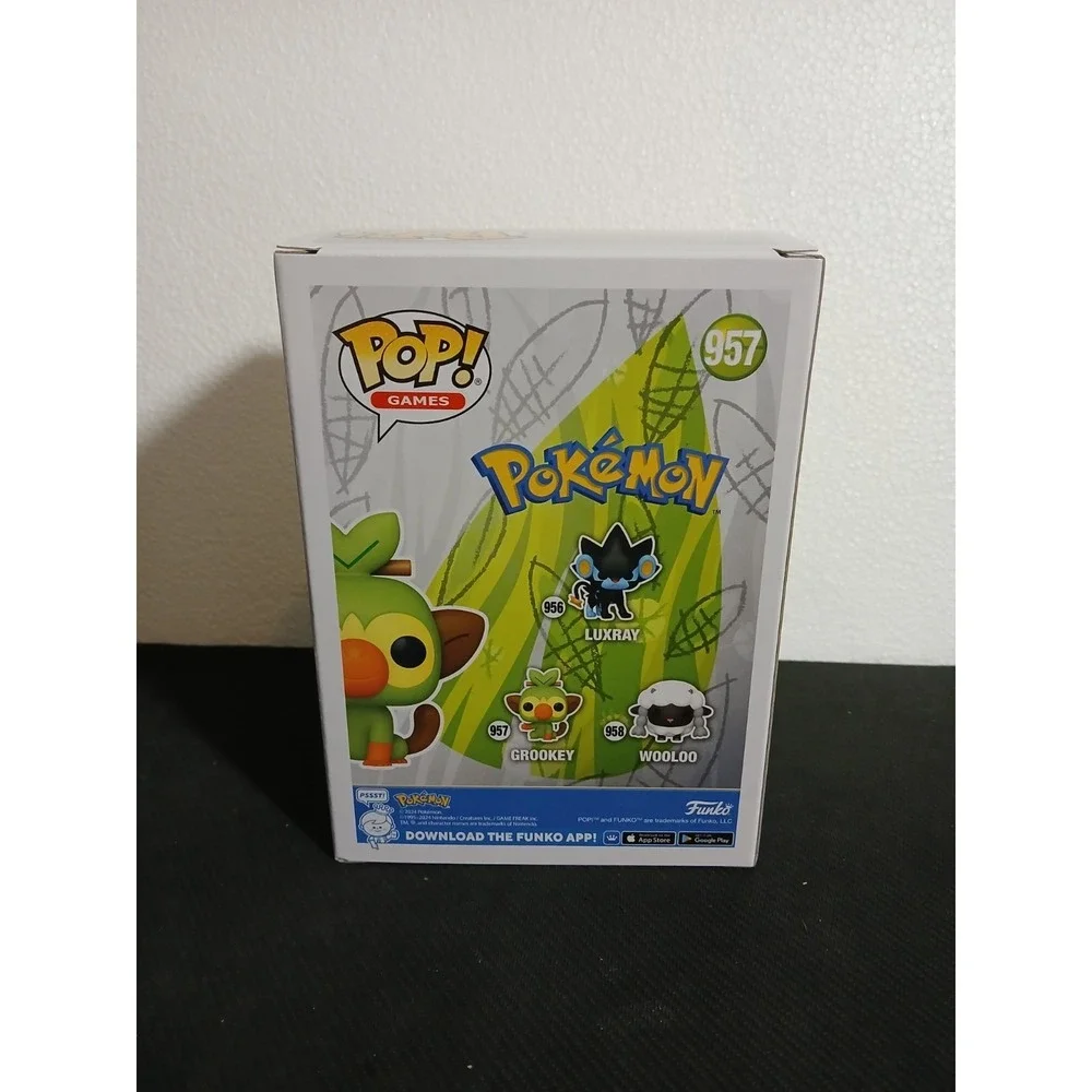 Funko Pop! Vinyl: Pokémon - Grookey (Flocked) - Amazon (Exclusive)